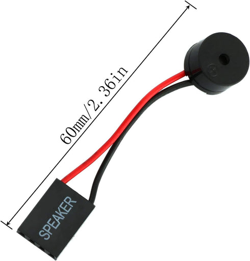 3-Pack Computer Motherboard Alarm Buzzer BIOS Beep Internal PC Speaker 60mm...