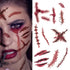 20 Sheets Body Face Fake Scar Halloween Makeup Kit, Halloween Temporary Tattoos Stickers for Kids Women Men, Halloween Party Favors Decorations Su...