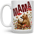 Woodland Mama Bear Ceramic Coffee Mug, Nature Forest Mom Birthday Cup, Mother's Day Gift (15oz)...