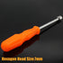 7mm Socket Wrench Screwdriver, High-Carbon Steel Hexagon Nut Driver Non-Magnetic Tip Hex Nut Screwdriver Hand Tool...