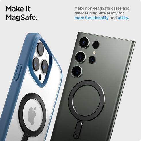 Spigen Magnetic Ring Plate Adapter for MagSafe Compatibile with MagSafe Accessories Wireless Charger for iPhone 15/14/13/12/11 Series, New Samsung...