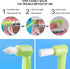 6 Pieces 2-in-1 Toothbrush with Interdental and Wisdom Teeth Brush Heads for Comprehensive Oral Care, Soft Single Interdental Brushes Between Teet...