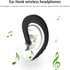 Ear Hook Bluetooth Headphone V5.0 with Mic, Painless Single Ear Wireless Headset 5 Hrs Playtime for Android Phones/iPhone X/8/7/6, Lightweight Non...