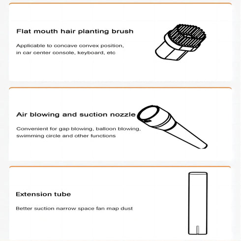 Portable Car Vacuum Cleaner with High Power for Home, Mini Vacuum Cleaner and Small Cordless Vacuum. Rechargeable Dustbuster Cleaner for Windows C...