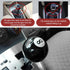 ASUBHA Shift Knob Manual Gear, Black 8 Round Ball Gear Shift Knobs, 4 5 6 Speed Automatic Manual Shifter Knob with 3 Adapters, Universal Fits Manu...