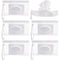 Susimond 6pcs Portable Wet Wipe Pouch Dispenser, Refillable Reusable Wipe Holder, Eco Friendly Baby Wipes Dispenser Container, Travel Wet Wipe Con...
