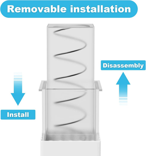 Replacement Towel BAR 24" Rod Spring Loaded Ends Durable Plastic Wall Mounted...