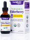 LIQUIDHEALTH USDA Organic Elderberry Liquid Drops for Kids and Adults - Liquid Vitamin Supplement, Immune Support Syrup, Antioxidant, Vegan, Non-G...