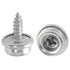 Moicstiy 30Pcs 3/8 Inch Stainless Steel Screws Snaps, Fastener Screw Snaps Marine Grade Boat Canvas Snaps for DIY Cover Furniture...