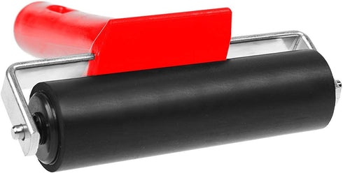 2 Pcs/2 Sizes Hard Rubber Brayer Roller for Printmaking/Crafts/Stamping Gluing, TuNan Brayer Ink Roller Anti-Skid Tape Construction Tool - 3.8" & ...