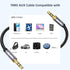 AUX Cable(15FT),3.5mm Audio AUX Cord for Car,Braided 3.5mm Male to Male Stereo Cable, Compatible with:Headphones, Phones, iPod,Car Audio,MP3 and M...