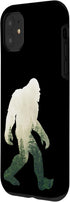 iPhone 11 Bigfoot Figure Sasquatch Yeti Nature Double Exposure Case...