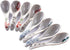 Japanese Style Soup Spoons set of 8, Ceramic Ramen Spoons Serving for Wonton, Salad, Porridge...