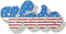 Madison Tyler Americana Brooches Pins | Silver Plated Brooch for Women | Fashion Vote Letter Brooch Pins for Women | 2024 Presidential Election Co...