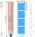Maitys Diamond Painting Pen Point Drill Pen with Light 5d DIY Diamond Painting Tool with 20 Pieces Glue Clay 5 Pieces Replacement Heads for DIY Cr...