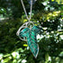 Bahamut Elegant Elven Green Tree Leaf Enamel Pins Brooch for Women Men Suit Pendant Necklace,Cloak Clasp Brooches Cosplay Jewelry...