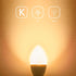 E12 LED Candelabra Bulbs 2700K Warm White 3W 60Watt Equivalent,Ceiling Fan Light Bulbs...