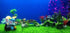 Saim Pavilion Tree Fish Tank Decoration, Resin Arch Bridge Pavilion Tree Aquarium Garden Decor Fish Tank Landscape Ornament,Medium...