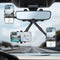 360°Rotatable and Retractable Car Phone Holder, Multifunctional Adjustable Mount, Universal Rearview Mirror Phone Holder for All Mobile Phones...