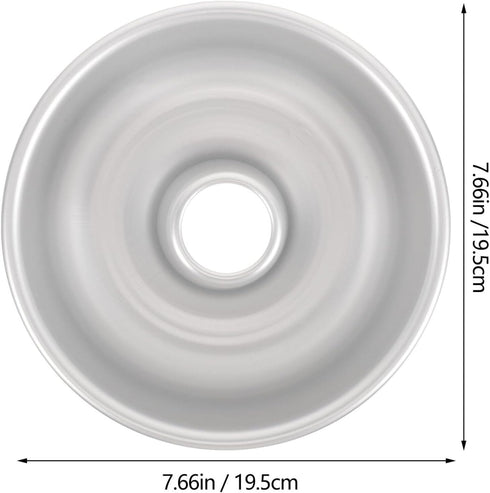 ifundom cheesecake pan bakeware pan round chimney pudding cake pan tubular non-stick baking pan for cake grinding wheel dessert food tube Metal ca...