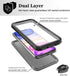 SPORTLINK Waterproof Case for iPhone 11, Full Body Heavy Duty Protection Full Sealed Cover Shockproof Dustproof Built-in Clear Screen Protector Ru...