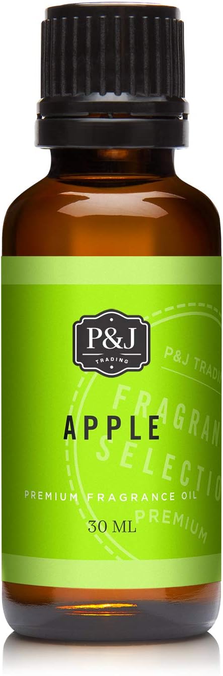 P&J Trading Fragrance Oil | Apple Oil 30ml - Candle Scents for Candle Making, Freshie Scents, Soap Making Supplies, Diffuser Oil Scents...