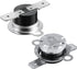 UL KSD301 125V 16A Thermostat,Normally Closed Circuit Off at 70°C/158°F and On at 60°C/140°F Thermal Switch, Auto Reset Microwave Thermostat,2 pcs...