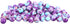 Purple-Blue Imperial Jasper Beads 48pcs 8mm Stone Beading Loose Gemstones Hole Size 1mm DIY Smooth Bead for Bracelet Necklace Earrings Jewelry Mak...