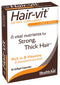 Hair-VIT, 30 Capsules, Once Daily, Vital Nutrients for Strong, Thick, & Shiny Hair, Rich in B- Vitamins & Essential Amino Acids...