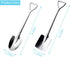 6 Pack Stainless Ice Cream Spoons, Shovel Spoons, Watermelon Spoon Reusable Small Spoon for Tea Dessert Home Kitchen Party Restaurant Party Suppli...
