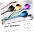 6pcs Stainless Steel Heart Shaped Spoon Demitasse Spoons Pudding Spoon Valentines Day Spoons Yogurt Spoon Small Dessert Spoons Mini Condiments Met...