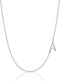 EVER FAITH 925 Sterling Silver Delicate Tiny Alphabet Initial 26 Letters Sideways Choker Necklace Jewelry for Women...