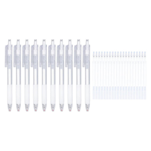 Glue Pens,10 PCS Glue Pens 18s Quick Drying White Tacky Glue Pens with 20 Replacement Refills for DIY Crafts Scrapbook Glue Pen Scrapbook Quick Dr...