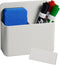Magnetic Dry Erase Marker Holder, Strong Magnetic Back, Magnetic Marker holder for Whiteboard and Fridge, School, Office, Home (White)....