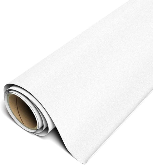 Siser StripFlock Pro Heat Transfer Vinyl 11.8" x 12" Sheet (White) - Compatible with Siser Romeo/Juliet & Other Professional or Craft Cutters - La...