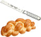 Rite Lite Stainless Steel Challah Knife | Shabbat Table Bread Knife Hallah Serrated Sharp Slicing with Hebrew Blessing Long 13" Shabbos Jewish Hom...