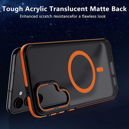 TIANNIUKE for Samsung Galaxy S23 Case, Compatible with MagSafe, Anty-Slip Grip,Military-Grade Protective, Adjustable Kickstand Phone Case, Magneti...