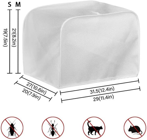 Dog Paw Toaster Covers 4 Slice Small Kitchen Appliance Anti Dust Cover, Bread Maker Dust Cover for Most Standard Toasters Oven...