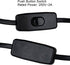 4 Pcs 5 Feet Black Light Cord, Lamp Power Cord with On/Off Switch Button and Plug, There is Only One Plug and Need to Be Wired...