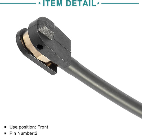 ACROPIX Front Car Brake Pad Wear Sensor Fit for BMW X3 - Pack of 1 Black...