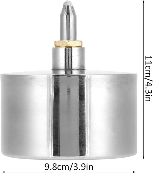 400ml Alcohol Lamp, Stainless Steel Alcohol Lamp Burner, Thickened Explosion-Proof, Laboratory Chemistry Alcohol Burner Lamp, Dental Lab Lamp, Hea...
