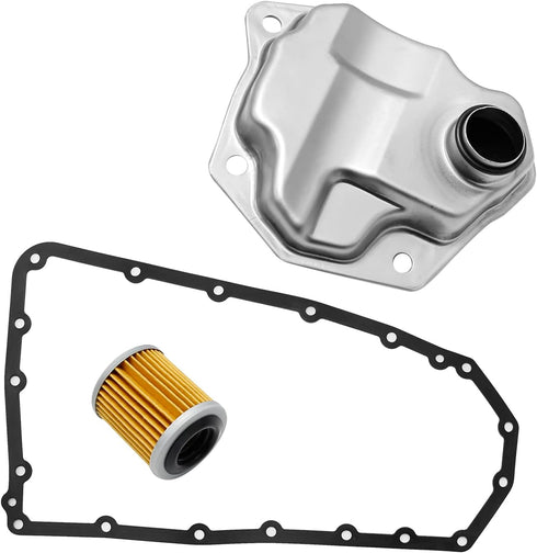 31728-1XF03 Transmission Oil Filter with Gasket CVT Auto Transmission Filter Kit Replacement for Nissan 2007-2017 Altima Juke Nv200 Rogue JF011E...