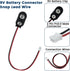SDTC Tech 3 Pack 9V Battery Snap to 2-Pin PH2.0 Connector Cable I Type Battery Clip Lead Wire (15cm)...