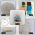 Easy DIY Craft Punch Needle Embroidery Kits Rug for Starter Kits with Stamped Color Pattern Package Included Instruction,Yarn and Embroidery Needl...