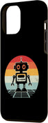 iPhone 15 Pro Max Retro Sunset Robot Robotics Engineer Robotic Engineering Case...