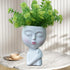 Face Planter, Head Planters for Indoor Plants, Cute Succulent Pot, Heads Plant Pots, Small Plant Pot, Girl Flower Pots with Drainage Hole, Unique ...