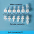 10pcs Male Luer Lock 3/16" Polypropylene Hose Barb Adapter for Laboratory Biochemical/Analytical Instruments, Food Machinery and Aquarium Equipmen...