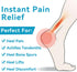 Heel Cushions for Heel Pain, Heel Inserts for Shock Absorption, Heel Lifts for Achilles Tendonitis and Bone Spur, Foot Pain Relief for Women & Men...