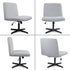 Armless Criss Cross Office Desk Chair Cover Slipcover,Accent Mid Back Wide Swivel Task Vanity Slipper Chair Protector Stretch Removable without Ar...