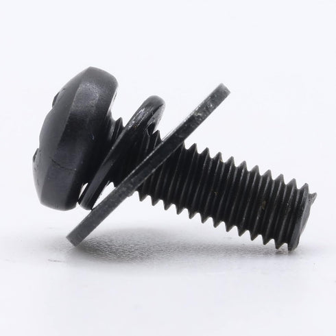 ReplacementScrews VESA Compatible M4 12mm TV/Monitor Wall Mount Screws for 75x75mm and 100x100mm Brackets. Metric Screws & Washers for Mounting An...